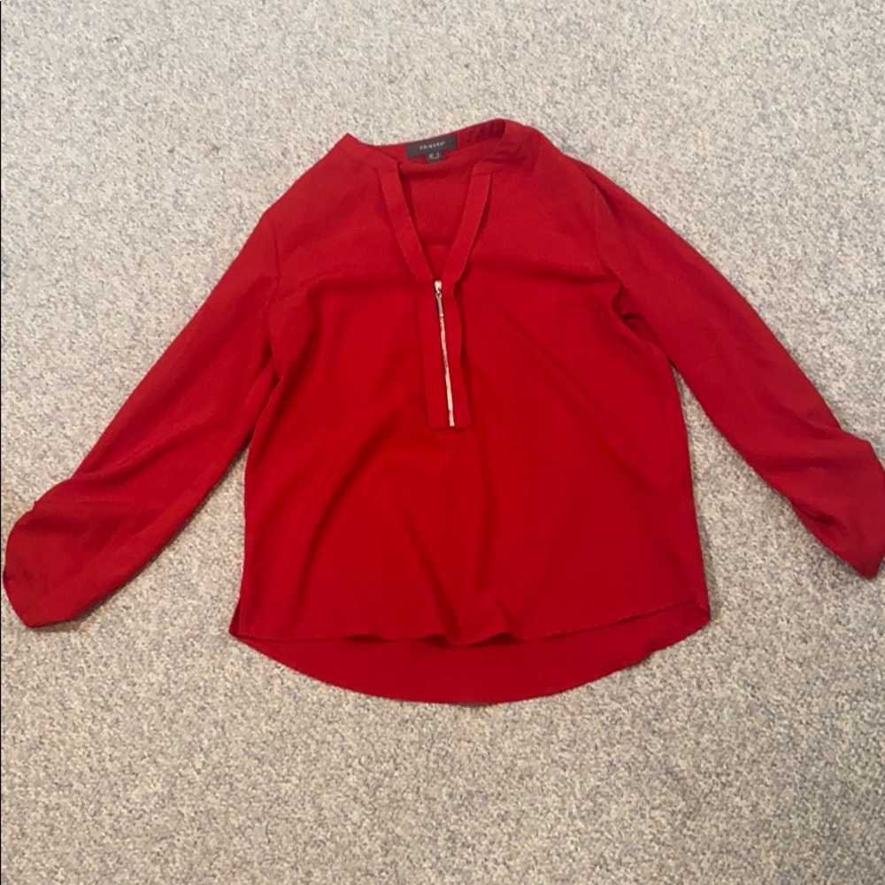 red blouse